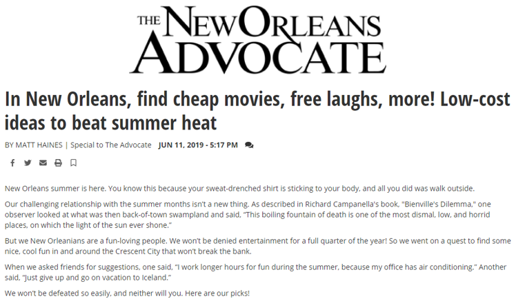 new orleans advocate helis foundation